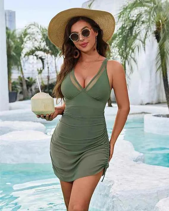 Figure shaping swimsuit